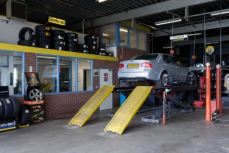 Personenauto banden reparatie